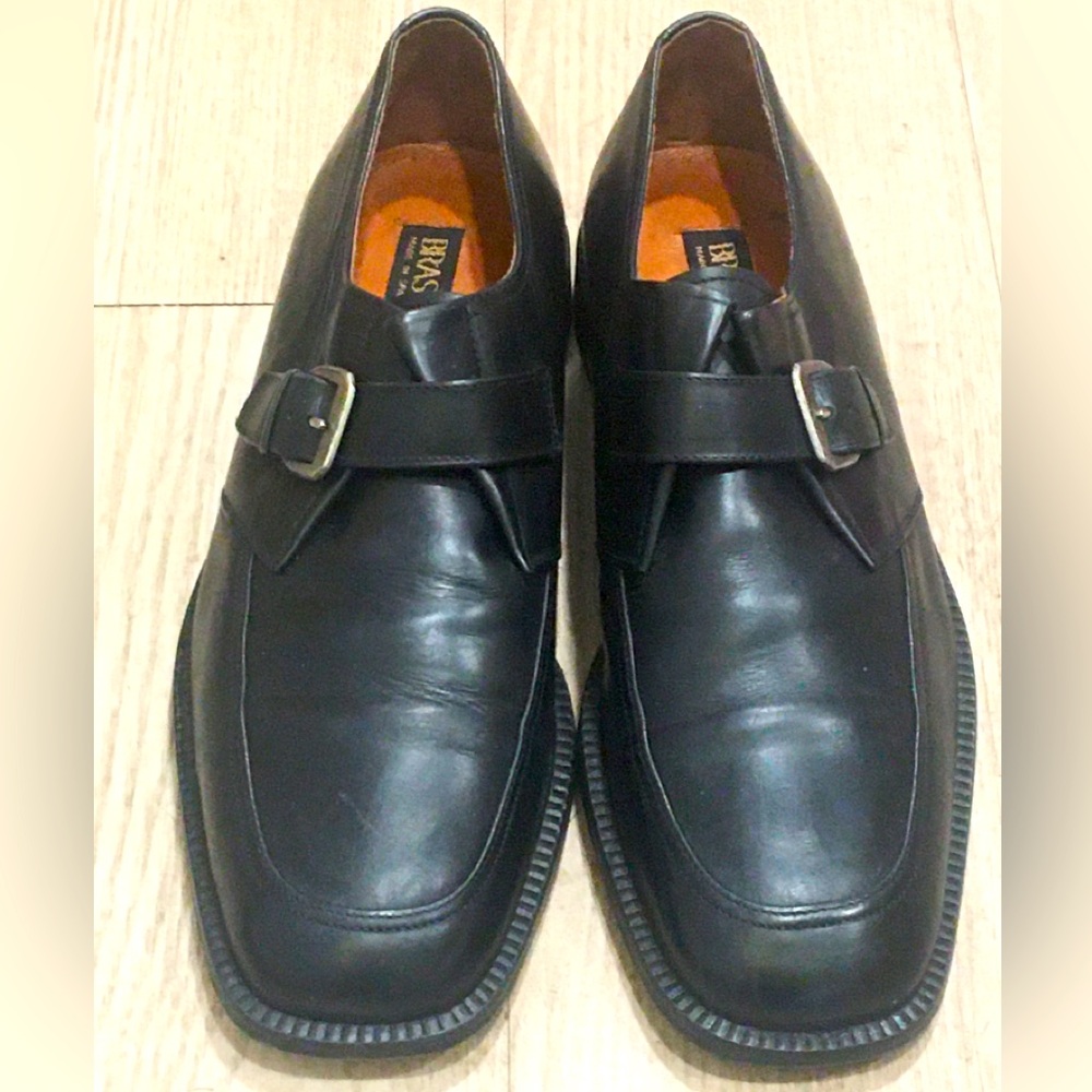Brass Boot Men’s Dress Leather Strap Slip-Ons